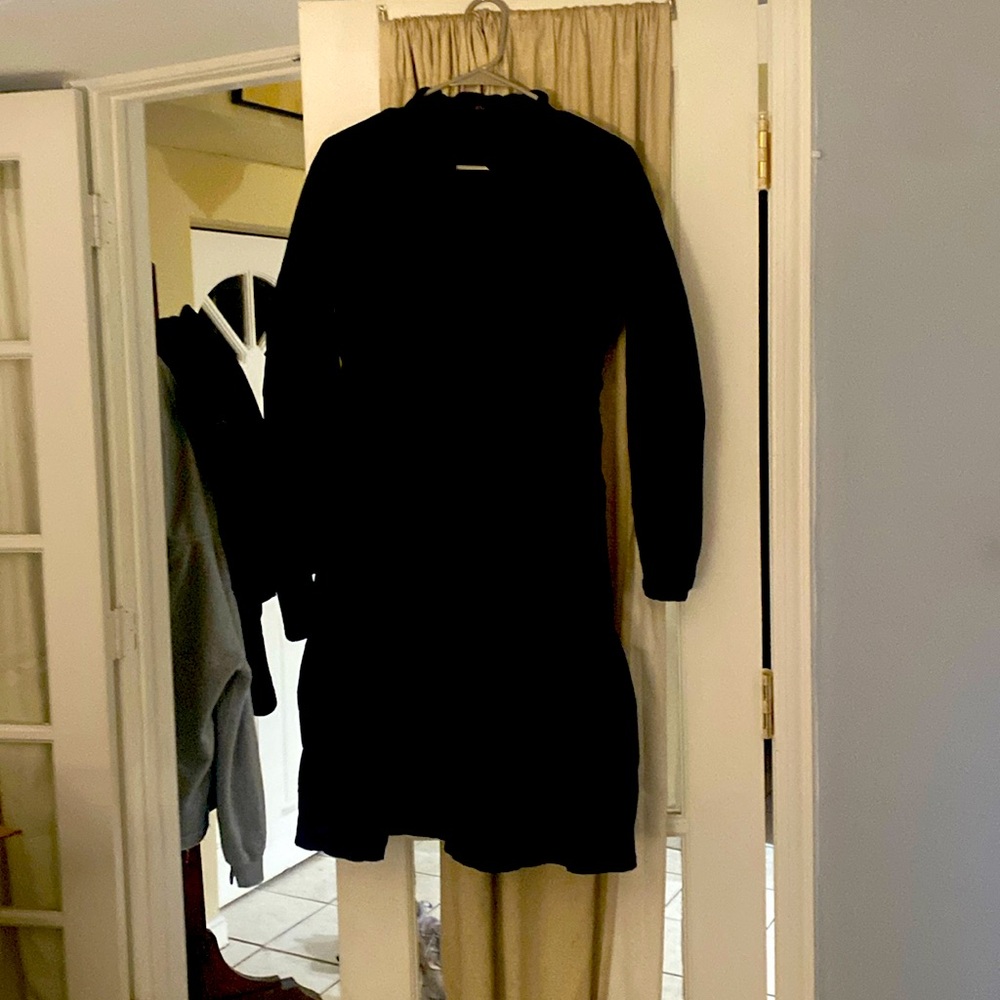 Fun black JCREW dress. Very comfortable